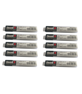 Tapetų peilio ašmenys, 7 segmentų, 10 vnt., 18 mm, 0,41 mm