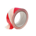 Balta ir raudona įspėjamoji žymėjimo juosta 75MM x 250M RED/WHITE