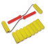 Kempininių dažymo volelių rinkinys, 10 vnt. – 10X 100MM FOAM 2x25CM 10+2