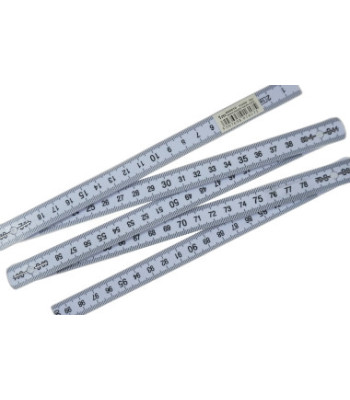 Sulankstomas plastikinis metras, 1 m