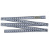 Sulankstomas plastikinis metras, 1 m
