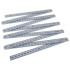 Baltas plastikinis sulankstomas metras, 2 m