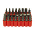 Magnetinių atsuktuvų antgalių rinkinys su laikikliu, CR-V, 33 vnt. (PZ × 7, PH × 7, SL × 5, HEX × 6, TORX × 7)