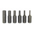 Magnetinių atsuktuvų antgalių rinkinys su laikikliu, CR-V, 33 vnt. (PZ × 7, PH × 7, SL × 5, HEX × 6, TORX × 7)
