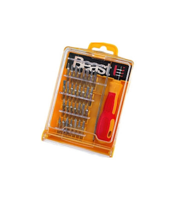 Preciziškų atsuktuvų rinkinys su pincetu – Precision Box 32X, 32 dalių