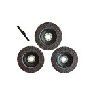 Lamelinis šlifavimo diskas metalui ir medienai, 3 vnt., P80, 115MM/22MM, 3X