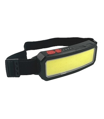 Dirbtuvinis plataus kampo galvos žibintuvėlis, 3 režimai, 40 LED, 400/100 lm, 800 mAh, USB-C