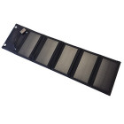 Turistinis saulės įkroviklis telefonams ir planšetiniams kompiuteriams, USB, 5 V/2,1 A, 15 W, 650x100x30mm