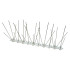 Paukščių atbaidymo spygliai, išdėstymas 2-4-2-4, 10 × 25 cm, plotis 8 cm, aukštis 11,5 cm