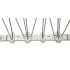 Paukščių atbaidymo spygliai, išdėstymas 2-4-2-4, 10 × 25 cm, plotis 8 cm, aukštis 11,5 cm