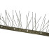 Paukščių atbaidymo spygliai su nerūdijančiojo plieno pagrindu, spyglių išdėstymas 6-4-6-4, 10 × 50 cm, plotis 8,5 cm, aukštis 11,8 cm