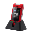 Atlenkiamas mygtukinis mobilusis telefonas Artfone C10 red
