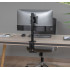 Universal tabletop monitor stand