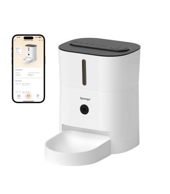 Išmanus maisto dozatorius Sponge Pet Feeder Smart Camera