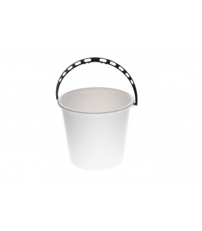 Plastikinis kibiras baltas, 10 l