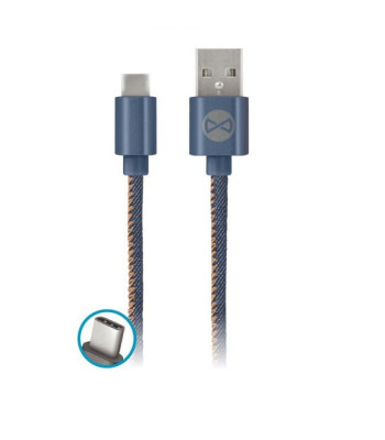 Laidas "Jeans" USB type-C, 1m 2A