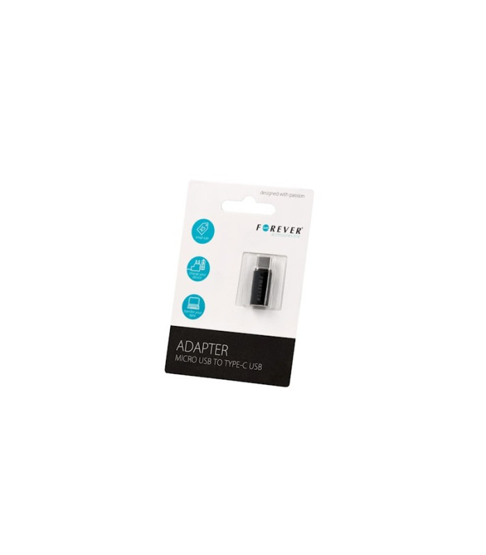 Adapteris Micro USB - Type C, Forever