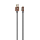 Pintas laidas USB/micro USB 1m (pilkas)