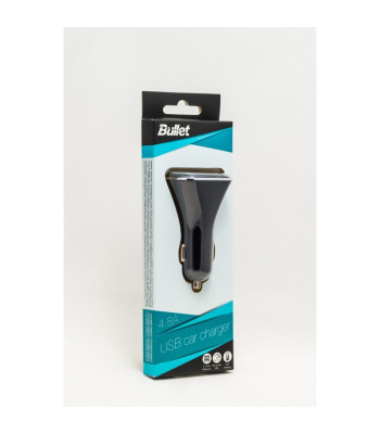 Automobilinis USB įkroviklis 4,8A