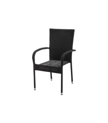 4living pinta kėdė Liisa Stackable juoda