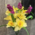 Bukiet wiosennych kwiatów - 49 cm
