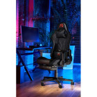 Fotel gamingowy - biurowy ARAGON z podnóżkiem