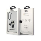 Karl Lagerfeld dėklas, skirtas iPhone 12 / 12 Pro 6,1 KLHCP12MHNKCTGT skaidrus HC IML Glitter NFT K-C