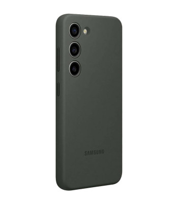 Samsung dėklas Silikoninis dangtelis Samsung Galaxy S23 Ultra žalias