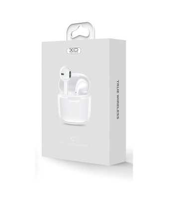 XO Bluetooth ausinės X23 TWS baltos