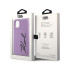 Karl Lagerfeld dėklas, skirtas iPhone 11 / Xr KLHCN61SKSVGU purpurinis kietas dėklas Silikoninis parašas