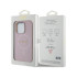 Guess dėklas skirtas iPhone 15 Pro 6,1 GUHMP15LPSAHMCP rožinis PU Saffiano Magsafe