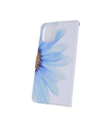Smart Trendy Bloom dėklas, skirtas Samsung Galaxy A12 / M12 mėlynas