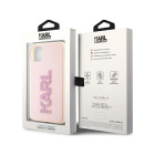 Karl Lagerfeld dėklas iPhone 11 KLHCN613DMBKCP rožinis HC 3D Logo Glitter