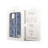 Guess telefono dėklas iPhone 14 6,1 GUHMP14SP4RPSB blue hardtelefono dėklas Magsafe 4G Printed Stripes