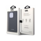 Karl Lagerfeld dėklas iPhone 14 Pro 6,1 KLHCP14LSACKLHPK black Saffiano Mono Chain