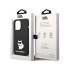 Karl Lagerfeld dėklas iPhone 14 Pro Max 6,7 KLHMP14XSNCHBCK black harddėklas Silikoninis Choupette MagSafe