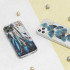 gold Glam telefono dėklas Xiaomi Poco X3 / X3 NFC / X3 Pro feathers
