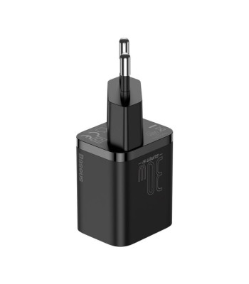 Baseus sieninis pakrovėjas Super Si PD 30W 1x USB-C black