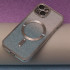 Glitter Chrome telefono dėklas iPhone 13 Pro 6,1 silver gradient