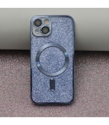 Glitter Chrome telefono dėklas iPhone 14 Pro 6,1 mėlyna