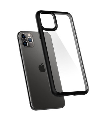 Spigen Ultra Hybrid dėklas iPhone 11 Pro Max matinis juodas