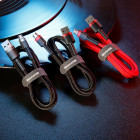 Baseus kabelis Cafule USB - microUSB 3,0 m 1,5A raudona-juoda