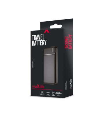 Maxlife maitinimo blokas MXPB-01 20000 mAh juodas