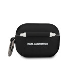 Karl Lagerfeld dėklas Airpods Pro KLACAPSILGLBK juodas Silicone Iconic