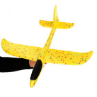 Skraidyklė lėktuvas polistirolas 47x49cm geltona