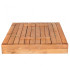 Uždara impregnuota medinė smėlio dėžė 150x150cm