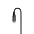 Riversong kabelis Alpha S USB - Lightning 1,0m 2,4A juodas CL32