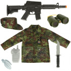 Kareivio karnavalinio kostiumo rinkinys 3-8 m.
