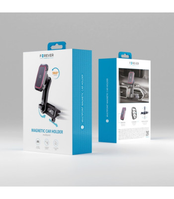 Forever automobilinis laikiklis orlaidei MH-250 Multipoint magnetinis juodas