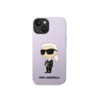 Karl Lagerfeld dėklas iPhone 14 Plus 6,7 KLHCP14MSNCHBCP violetinė HC Silikoninis NFT Choupette